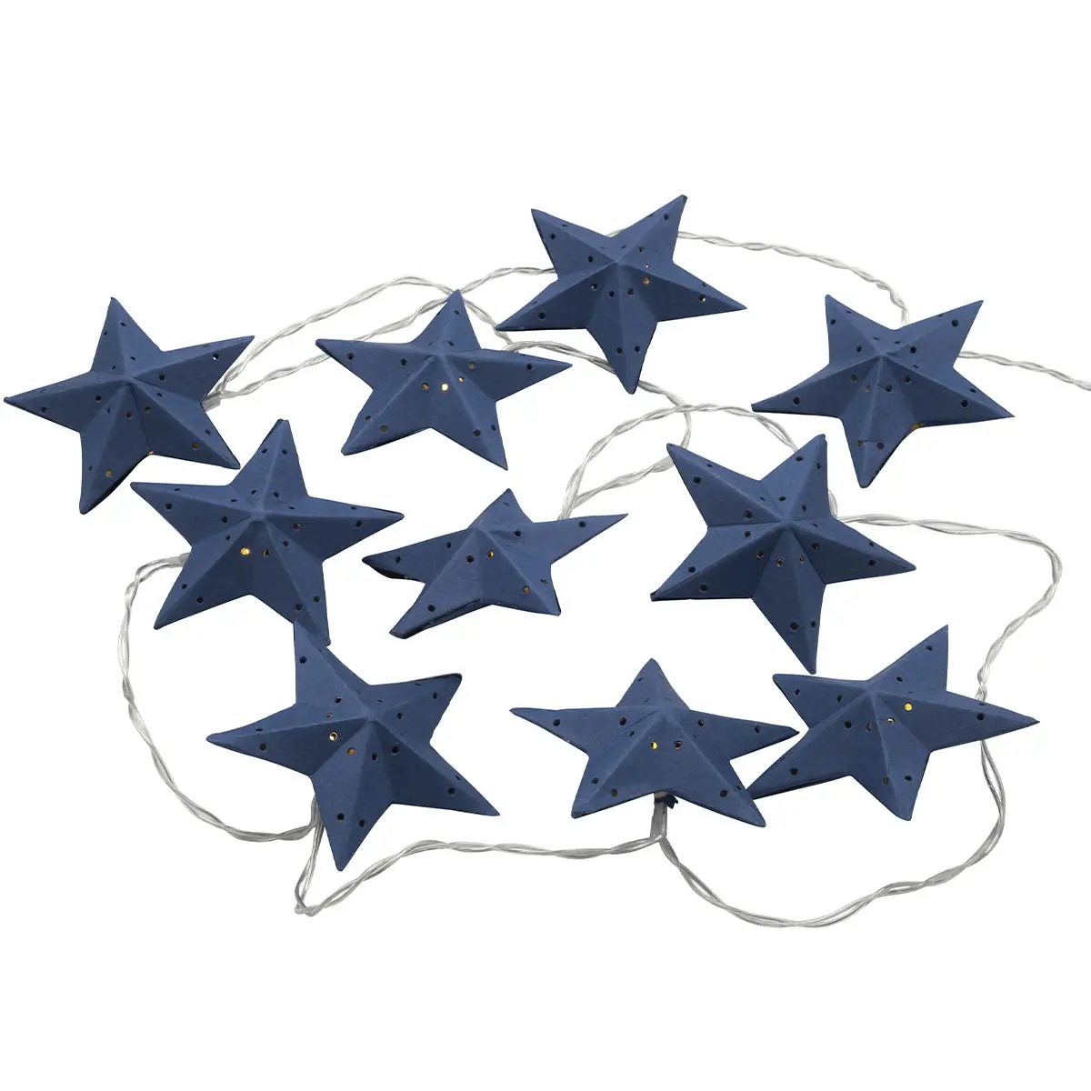 Pappersstjärnset Alina 10 LED blå - Pappersstjärnor och metallstjärnor - 6435200322869 - 0