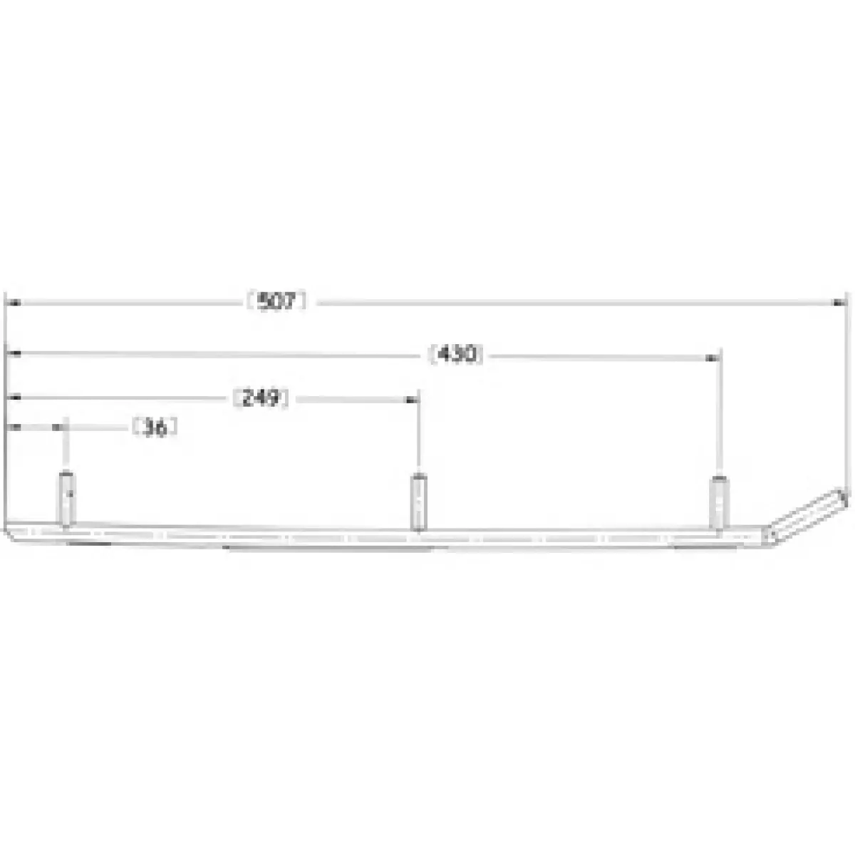 Ohjausrauta pari 4" Sno-X Ripper -  - 6438235113839 - 0