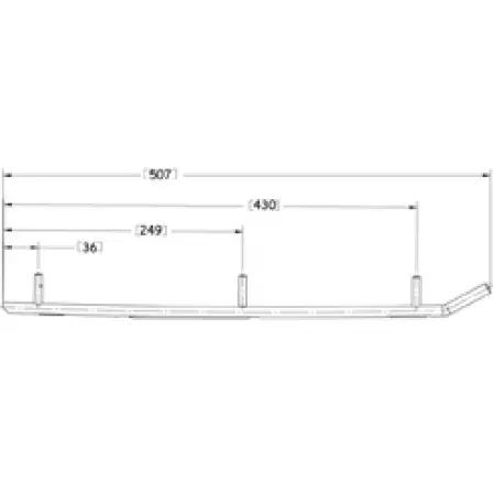 Ohjausrauta pari 4" Sno-X Ripper -  - 6438235113839 - 0