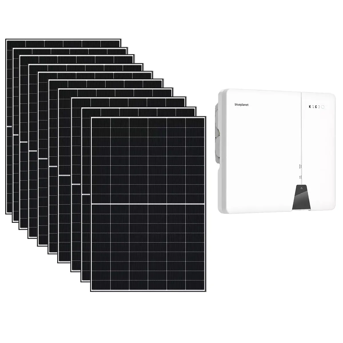 Solpanel 470W DMEGC 10 stk og 10kW - Solpanelsystemer - 6438471355987 - 0