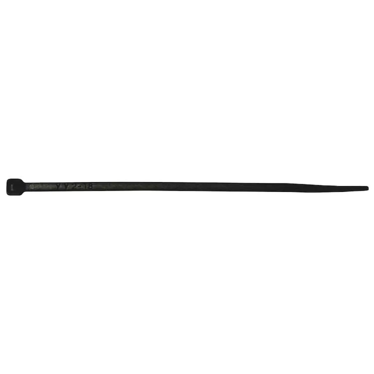 Kabelbindere sort med lås 2,5x100mm 100 stk - Kabelbindere og kabelbindere i rustfrit stål - 4058794664645 - 0