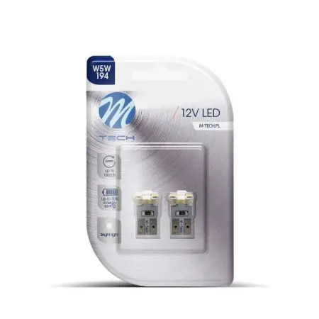 Led Basic W5W vit 6K 4XSMD T10 - LED lampor och LED kit - 5901508510846 - 0