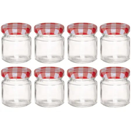 Syltetøjsglas 8 stk 50ml - Opbevaringsbeholder - 6410416368924 - 0