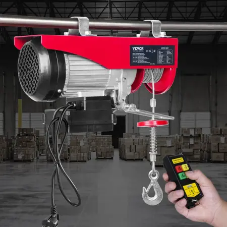 Vinsch 1000 kg + fjärrkontroll Vevor - Elvinschar 230V - 6438471345674 - 1