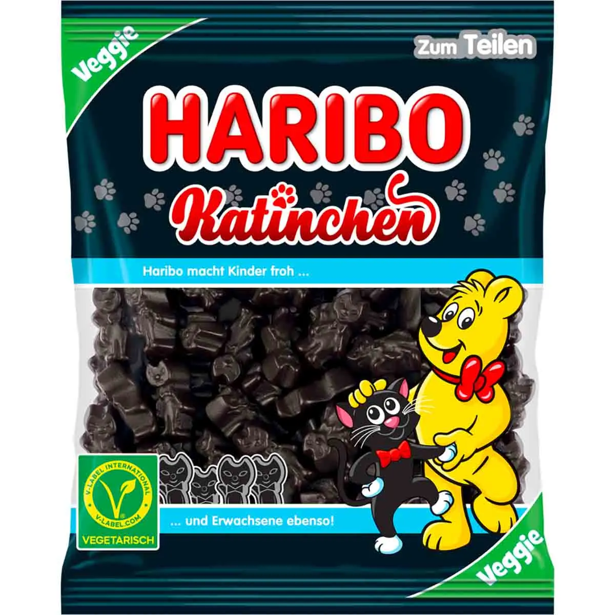 Haribo Katinchen 175g - Slikposer - 4001686331811 - 0