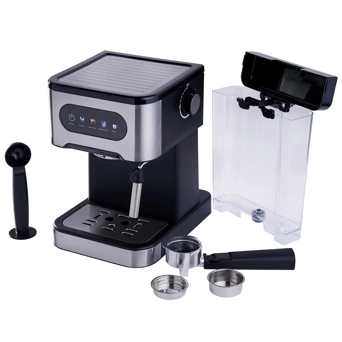 Espressomaskine 1350W Day - Kaffemaskine og elkedel - 5714988041300 - 0