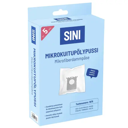 Sini Mikrofiberdammväska till Miele Hoover - Dammpåsar - 6416863516758 - 0