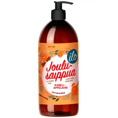 Handtvål Ilo Kanel & Apelsin 500ml - Jultvålar - 6419642350109 - 0