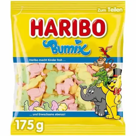 Haribo Bumix skumgodis 175g - Godispåsar - 4001686424100 - 0