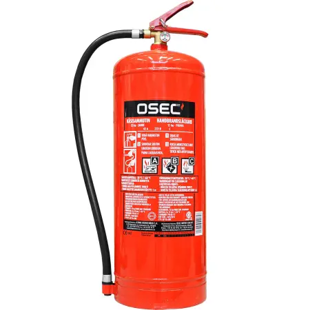 Pulverslukker Osec 12 kg 55A 233BC - Brandslukkere og tæpper - 6418536023600 - 0