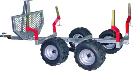 Trækvogn med vippefunktion 1000kg Pro Log - ATV tømmervogne og trailere - 6419773608872 - 1