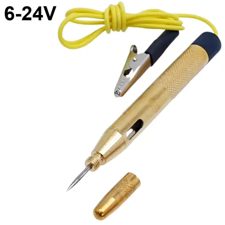 Virtakynä 10cm 6-12-24V metal - Elmålere og spændingstestere - 6430013064807 - 0