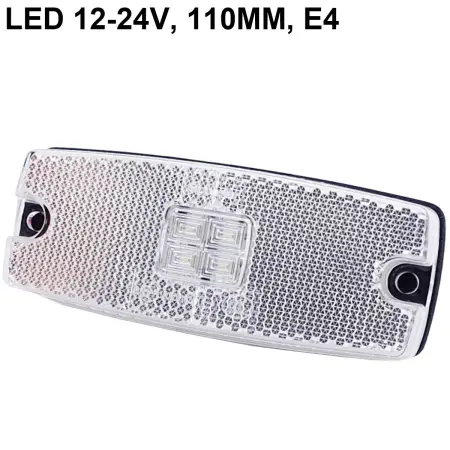 Led kørelys klar 12V-24V 0,8W - Trailer sidemarkeringslys og lygter - 6430032151670 - 0