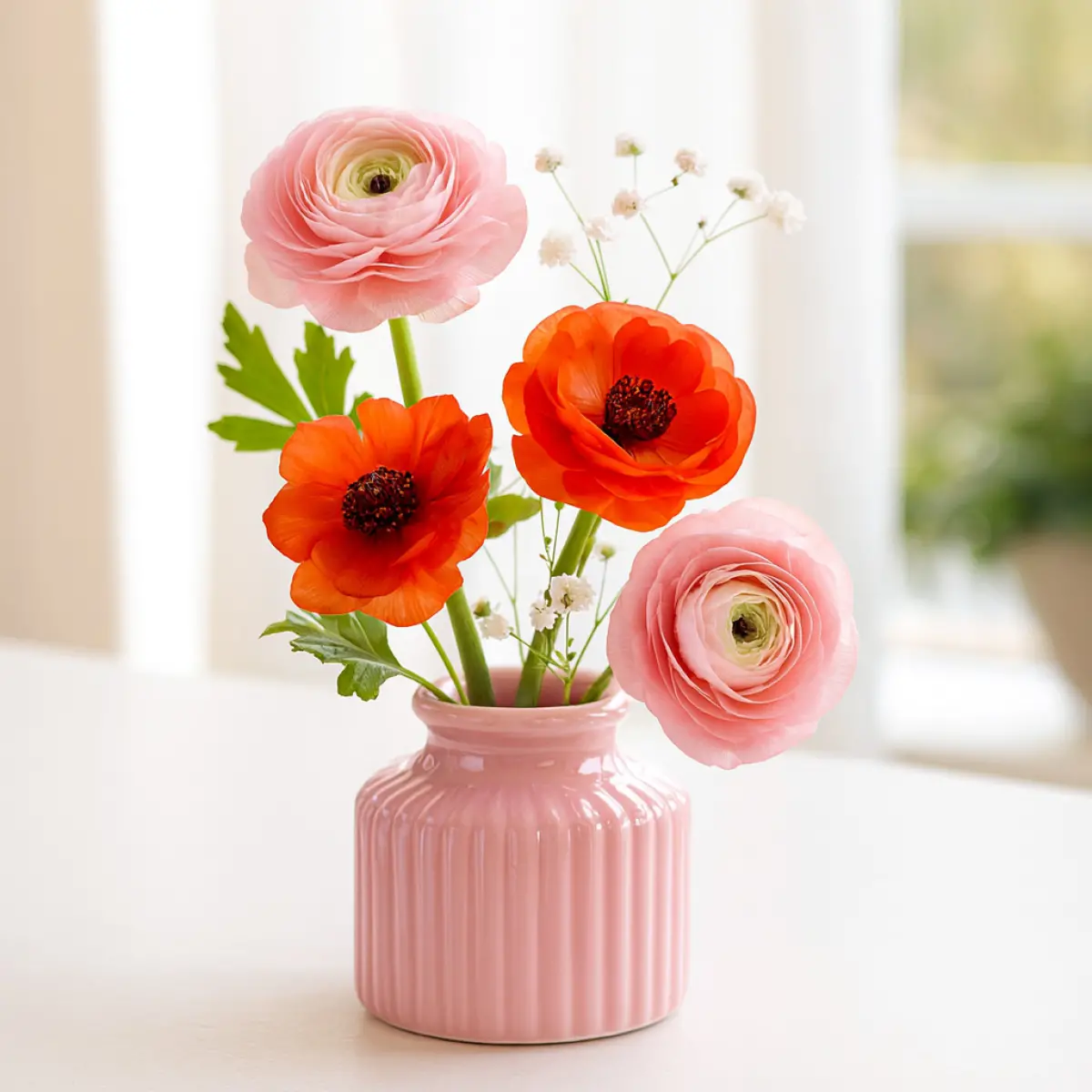 Vas Bloom 8 x 8 cm sortiment - Vaser och brickor - 8720573623551 - 0