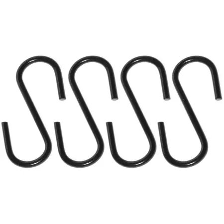 S-HOOK 4st SVART METALL - S-krokar och upphängningskrokar - 6410412127730 - 0