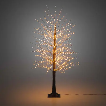 Dekorationslystræ 150 cm 960LED Amber - Stearinlys træ - 6410416573106 - 0