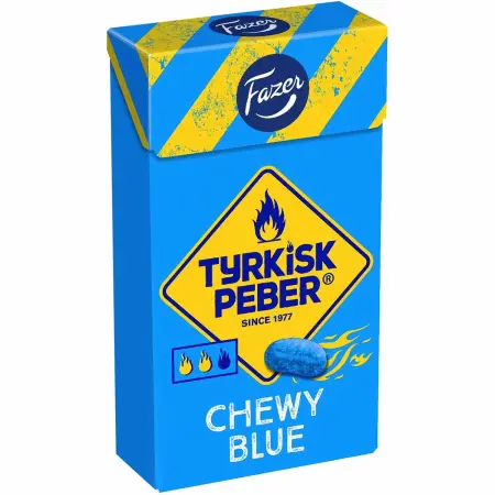 Tyrkisk Peber Chewy Salmiakpastil 38 - Pastiller og tyggegummi - 6416453041431 - 0
