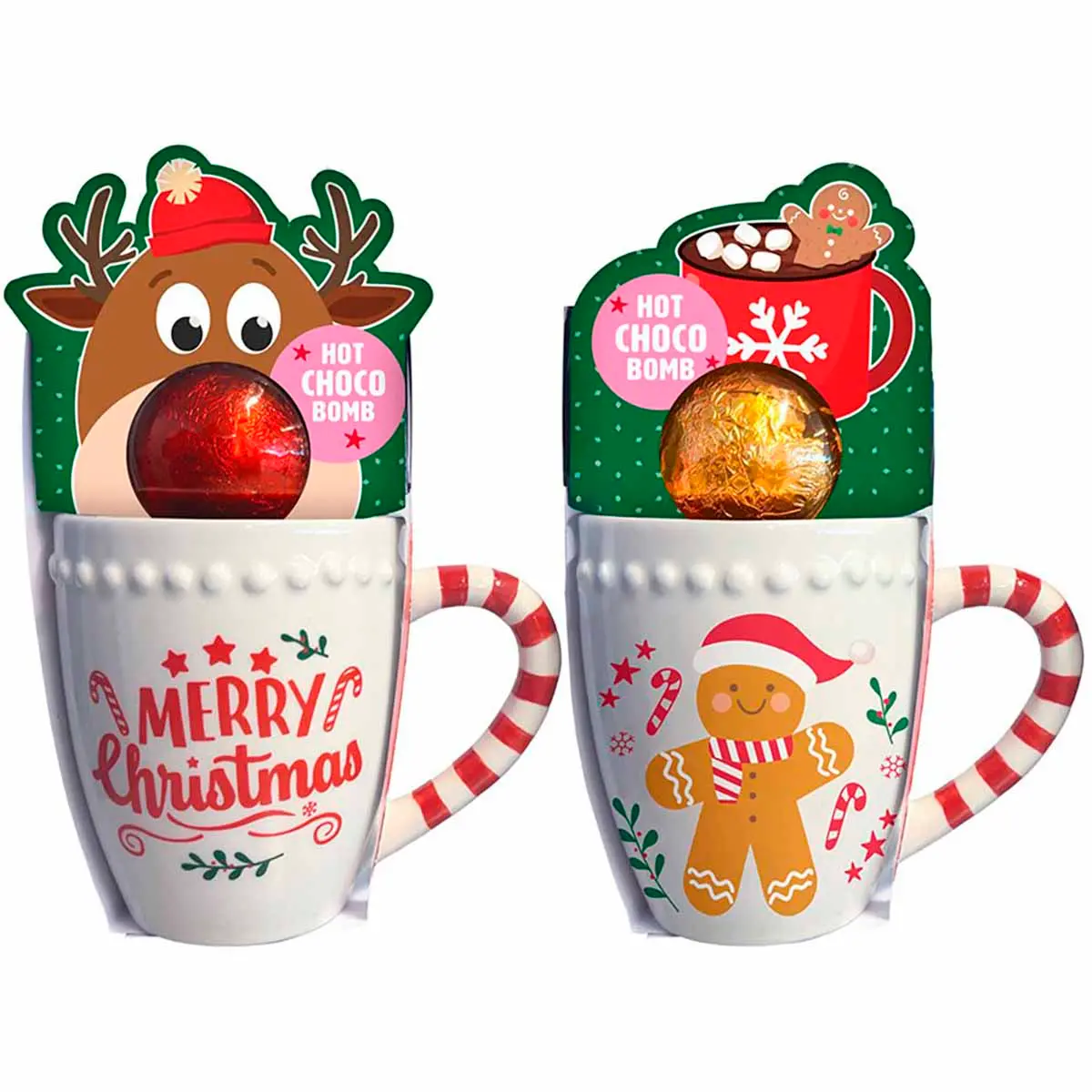 Julmugg och chokladboll i presentförpackning - Julservis och julmuggar - 8713305820656 - 0