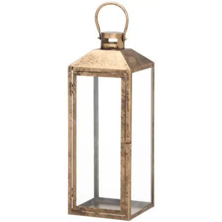 Lykta 4 Living Collection borstad guld 50 cm - Lyktor - 6410416507170 - 0