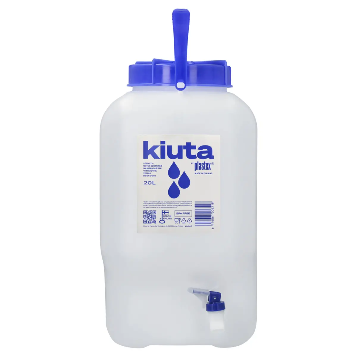 Vanddunk 20L med taphane - Vanddåser og spande - 6416061006518 - 0