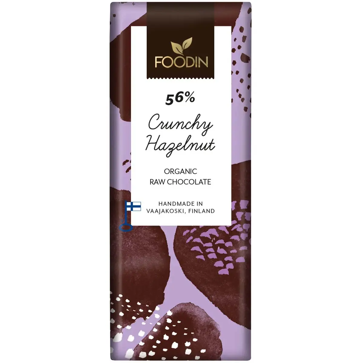 Rå chokolade Crunchy Hasselnød 40g økologisk F - Delikatesser og drikkevarer - 6430055212570 - 0