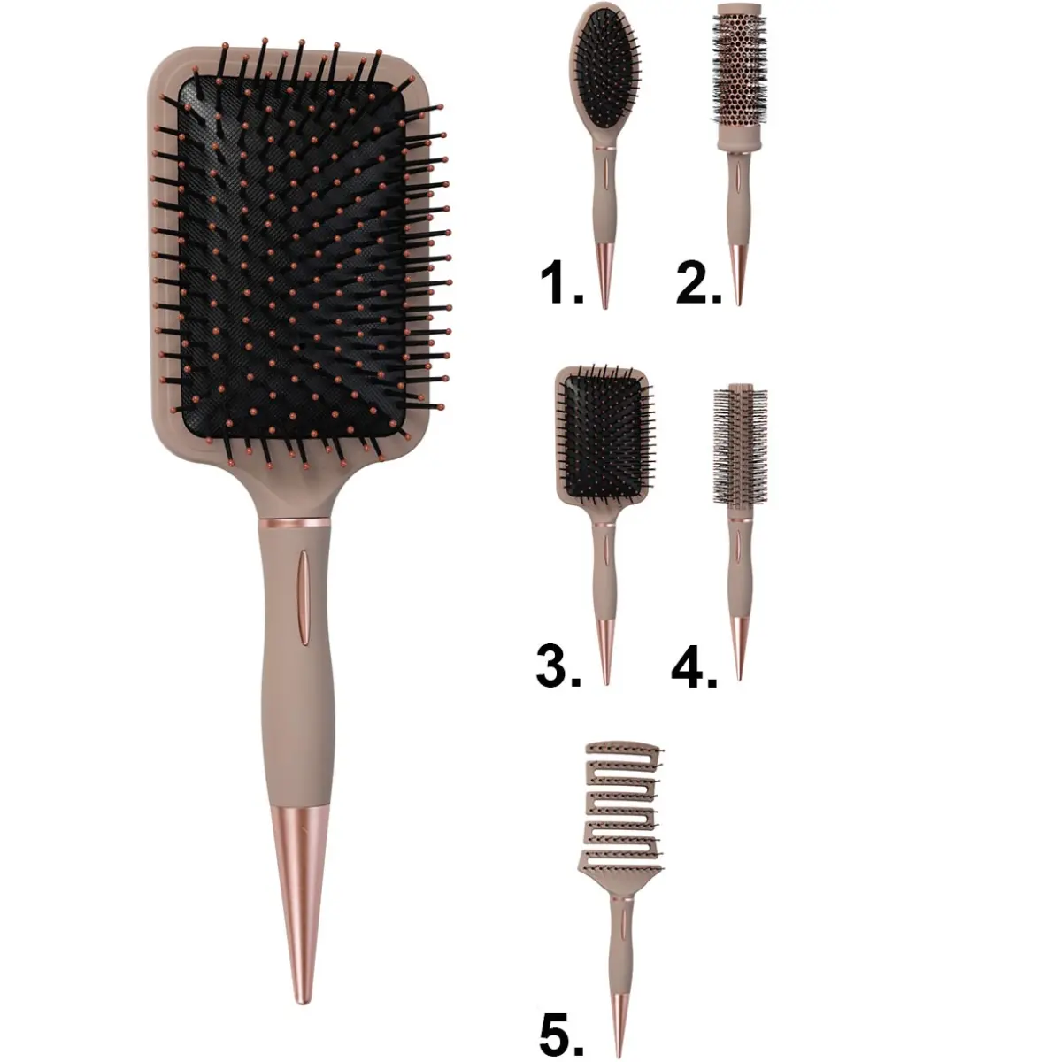 Hårbørste Eleganz 27 cm - Hårbørster og hårstylingprodukter - 8721037371537 - 0