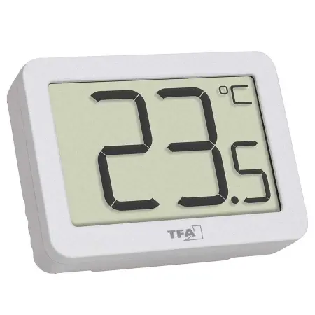 TFA Indendørs Termometer 5,5x4cm - Hjemmemåler, timer og alarm - 4009816037497 - 0