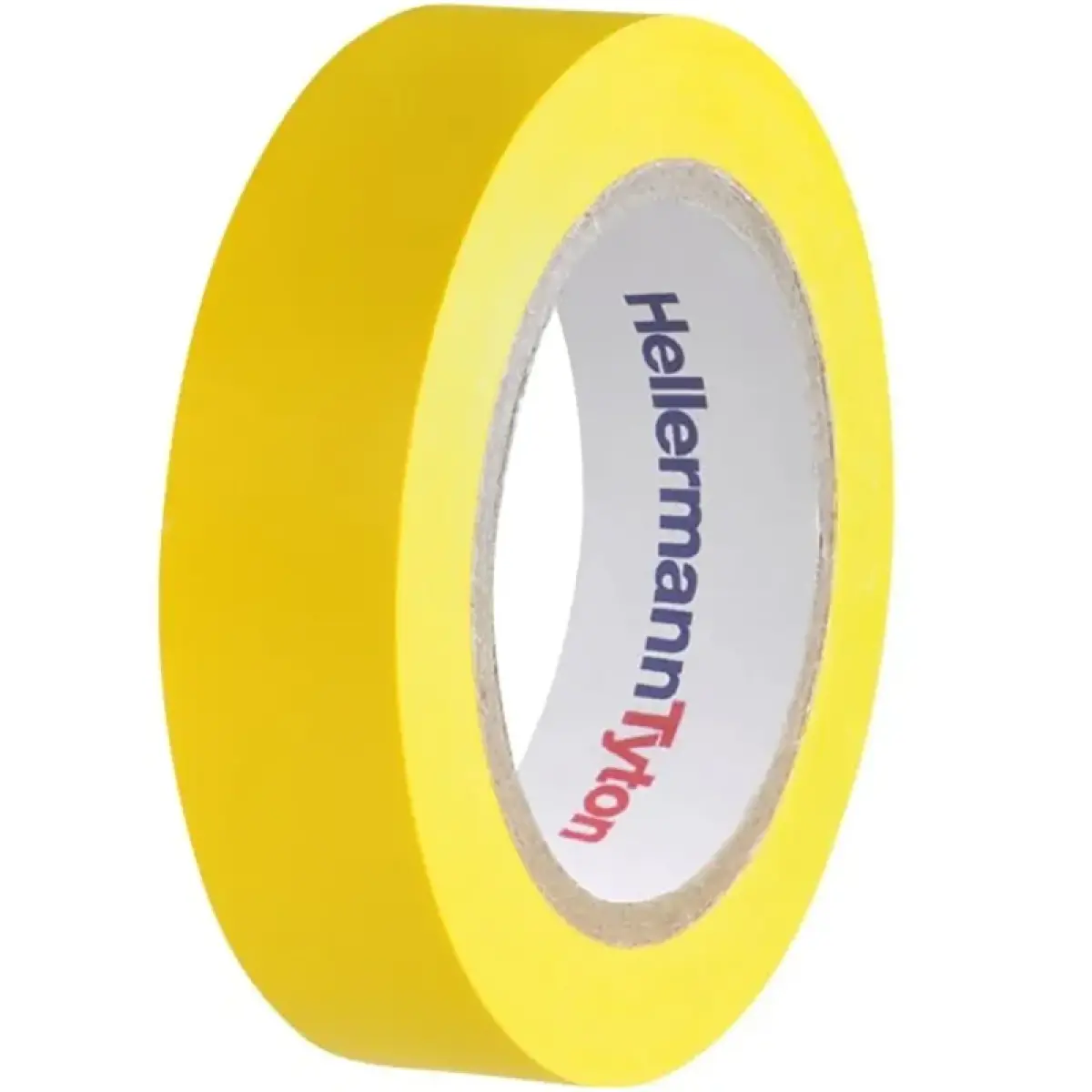 Eltejp gul HellermannTyton 10 - Eltejp och vulkband - 4031026401652 - 0