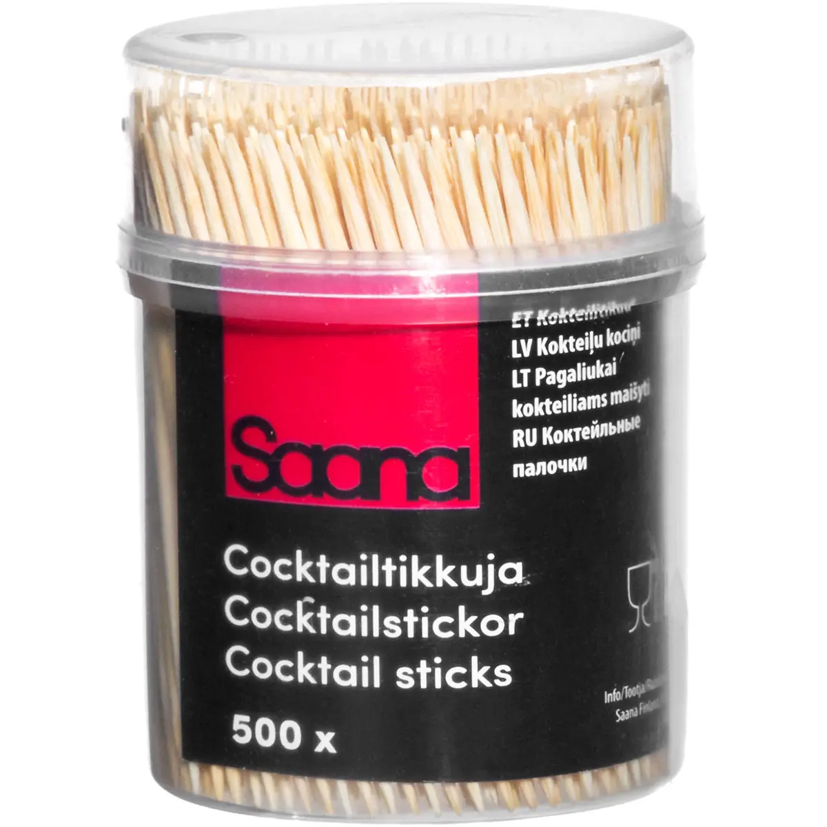Cocktailpinde 500stk Saana - Andre køkkenredskaber - 6410411680700 - 0