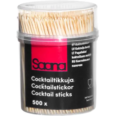 Cocktailpinde 500stk Saana - Andre køkkenredskaber - 6410411680700 - 0
