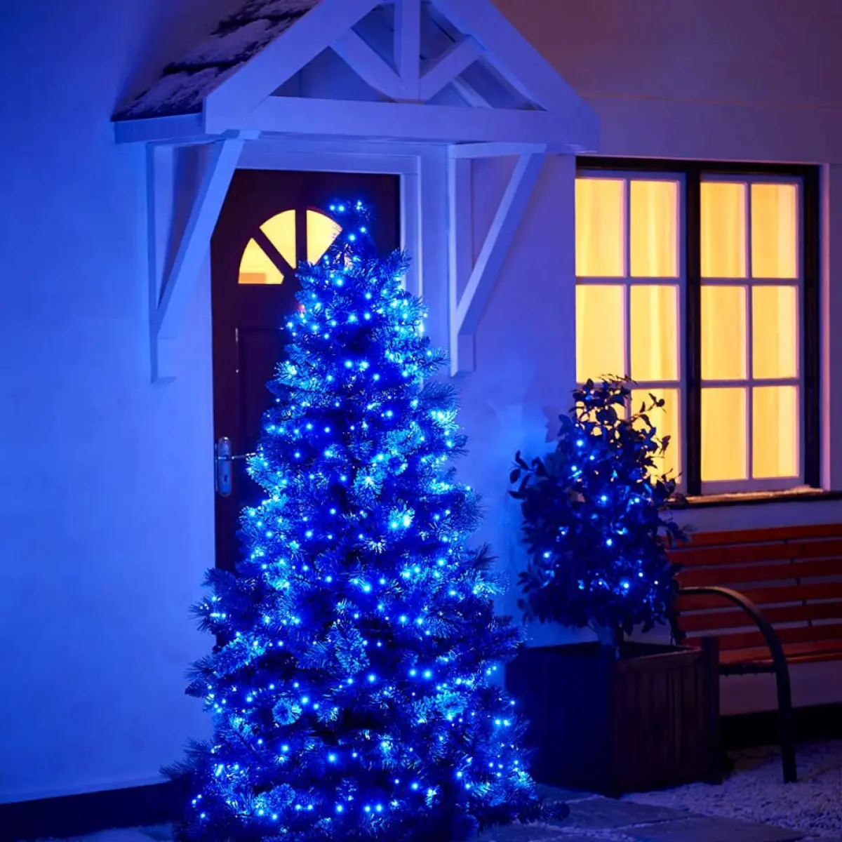 Ljuskedja 600led blå mini - Ljusslingor utomhus och inomhus - 6410413106130 - 0