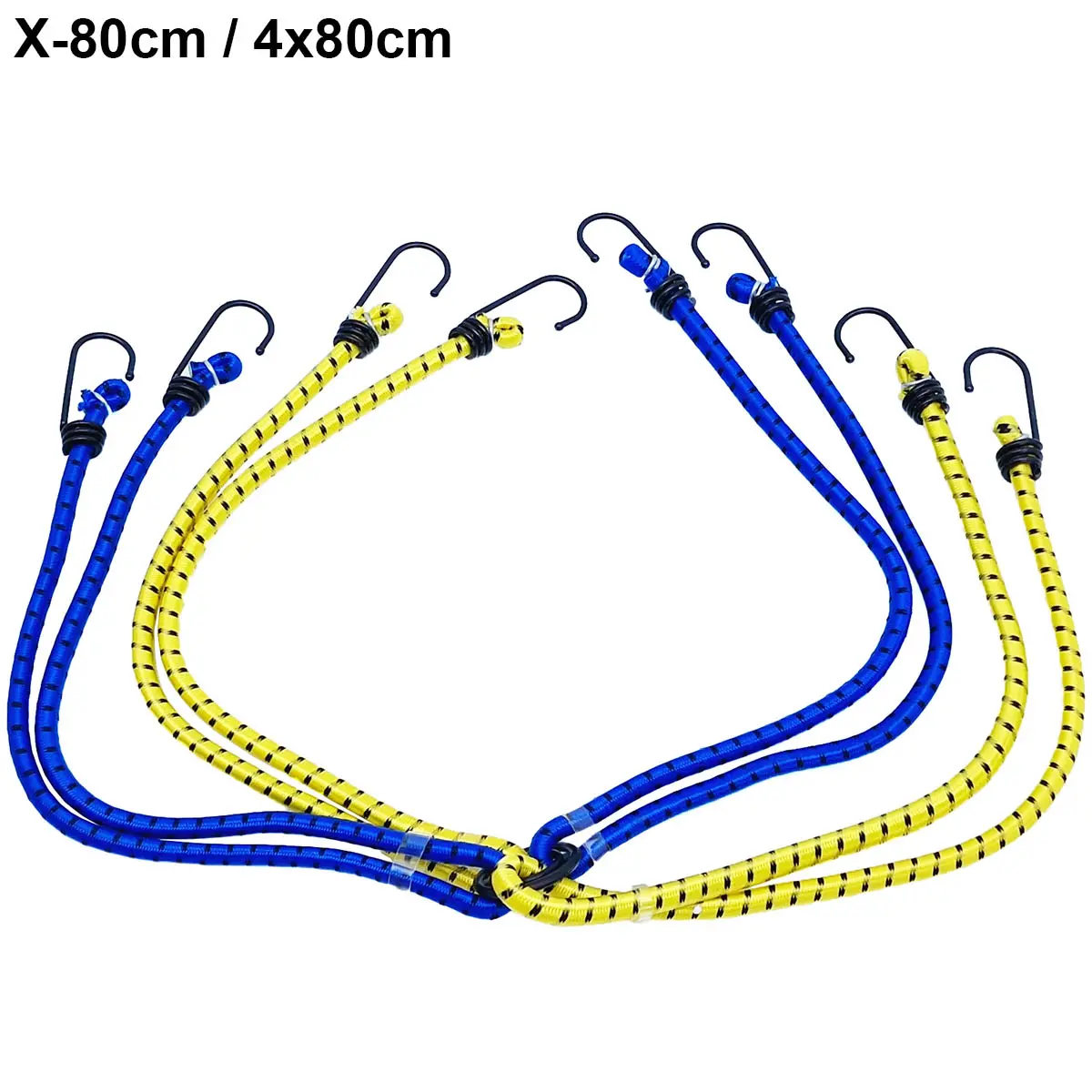 Blæksprutte X-Rope 8mm 80cm 4stk - Tilkørselsrampe og fodgængerrampe - 6430013064821 - 0