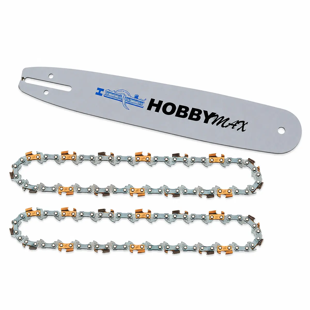 Stålfälg + 2x stålkedja 14" 3/8" 1,3 m - Motorsågskedjor - 6438168121963 - 0