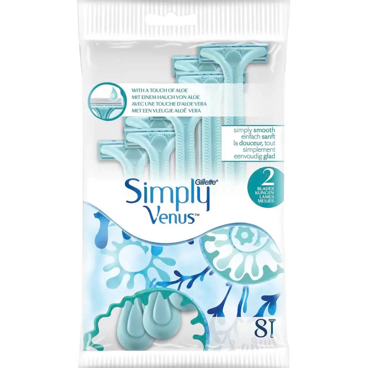 Gillette Simply Venus reserveskær 4 stk - Personlig hygiejne - 7702018024612 - 0