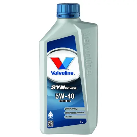 Valvoline SynPower 5W-40 motorolie 1L - Motorolier til biler - 8710941021911 - 0