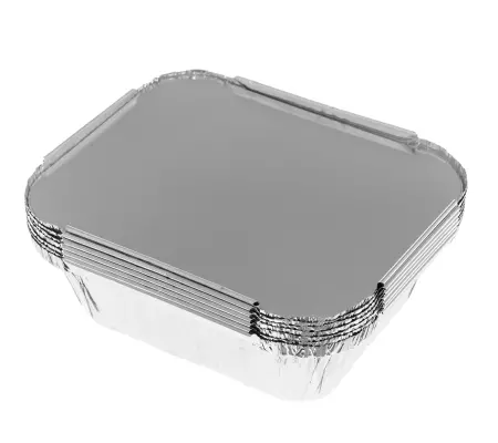 Aluminiumgryde og låg 0,5L / 7stk - Gruber og ovnforme - 6410412596215 - 1