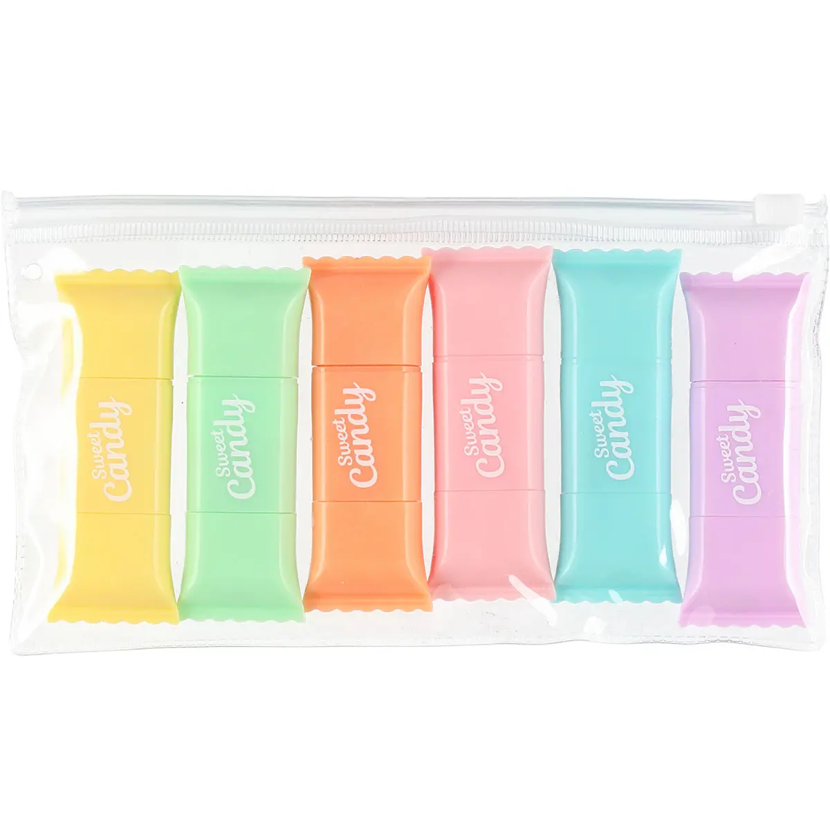 Överstrykningspennor Candy 6-pack - Pennor, tuschpennor och passare - 6410416441122 - 0