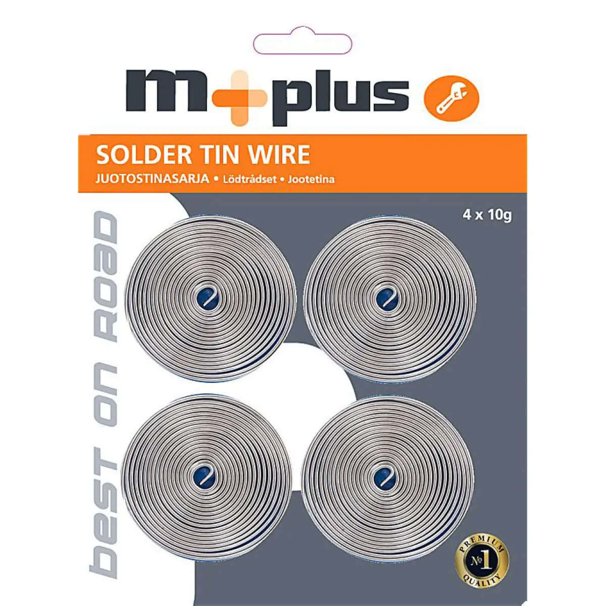 Loddetin blyfri 1,2 mm 4x10g - Loddeblik og loddetilbehør - 6417196500964 - 0