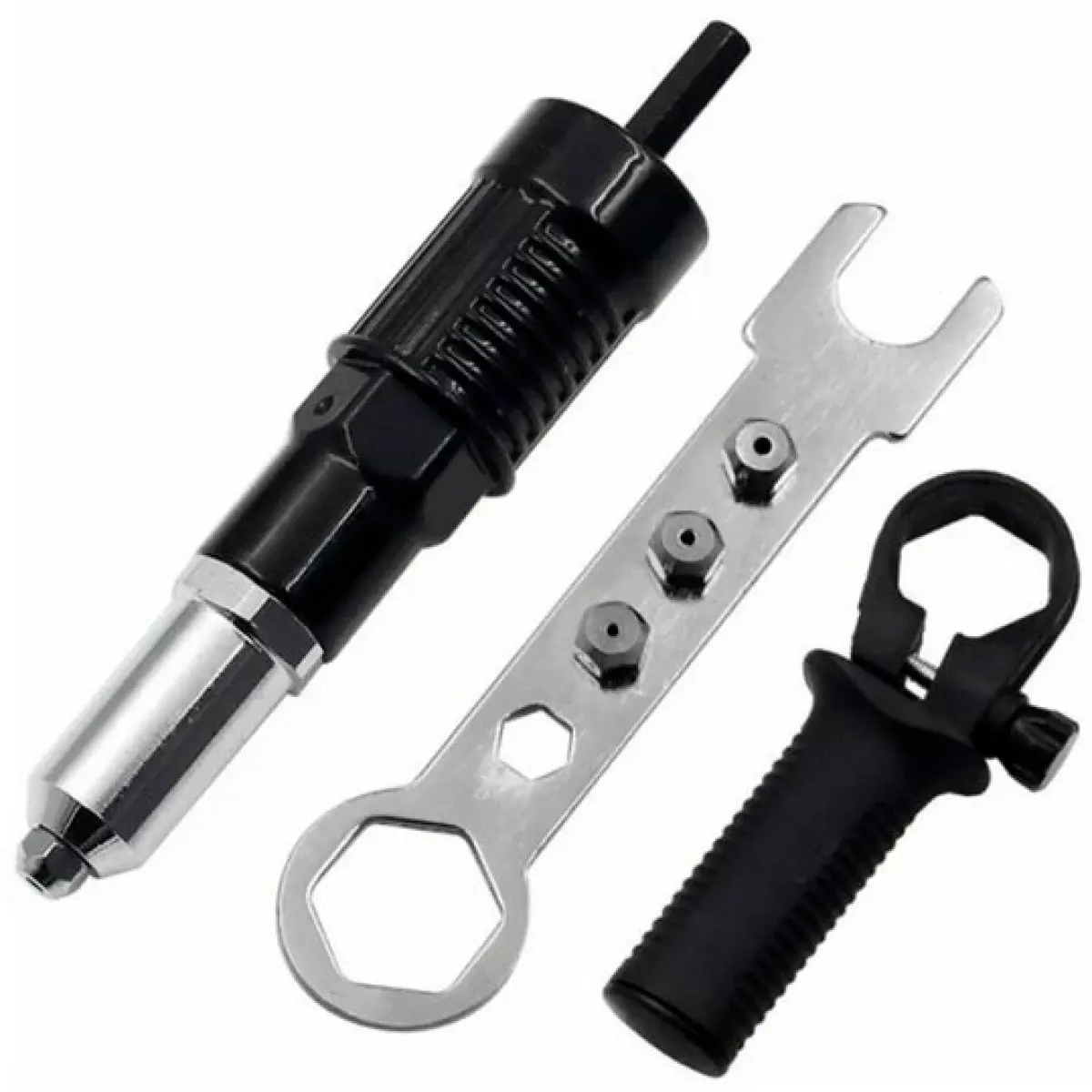 Spikpistoladapter till borrmaskin - Popnittänger - 6438471285048 - 0