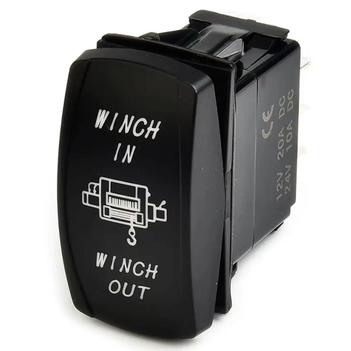 Vippströmbrytare för vinsch 12 V LED IP66 - Vinschutrustning och reservdelar till ATV - 6438471352931 - 0