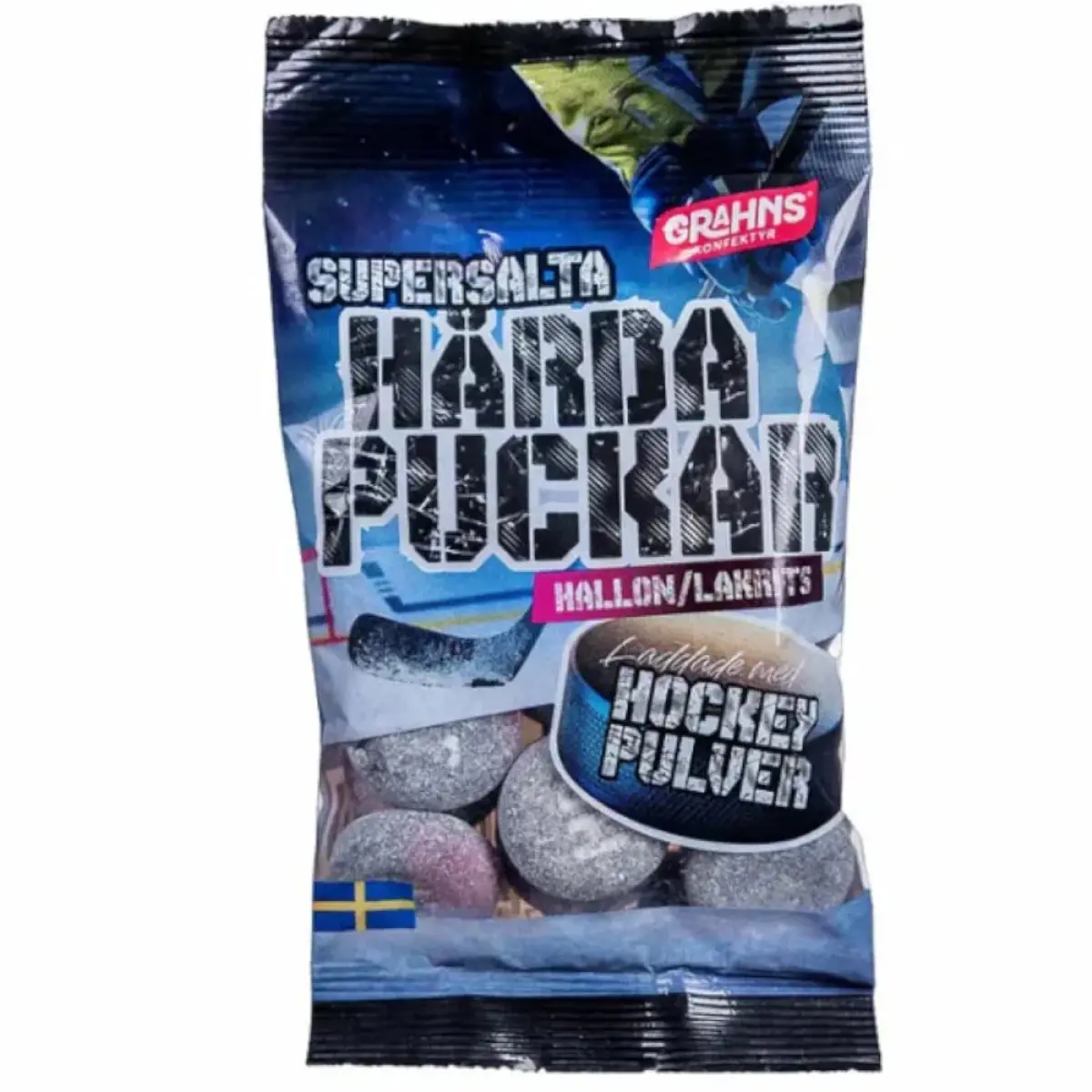 Grahns Super Salta Hårda Puckar 50g - Godispåsar - 7391523029245 - 0